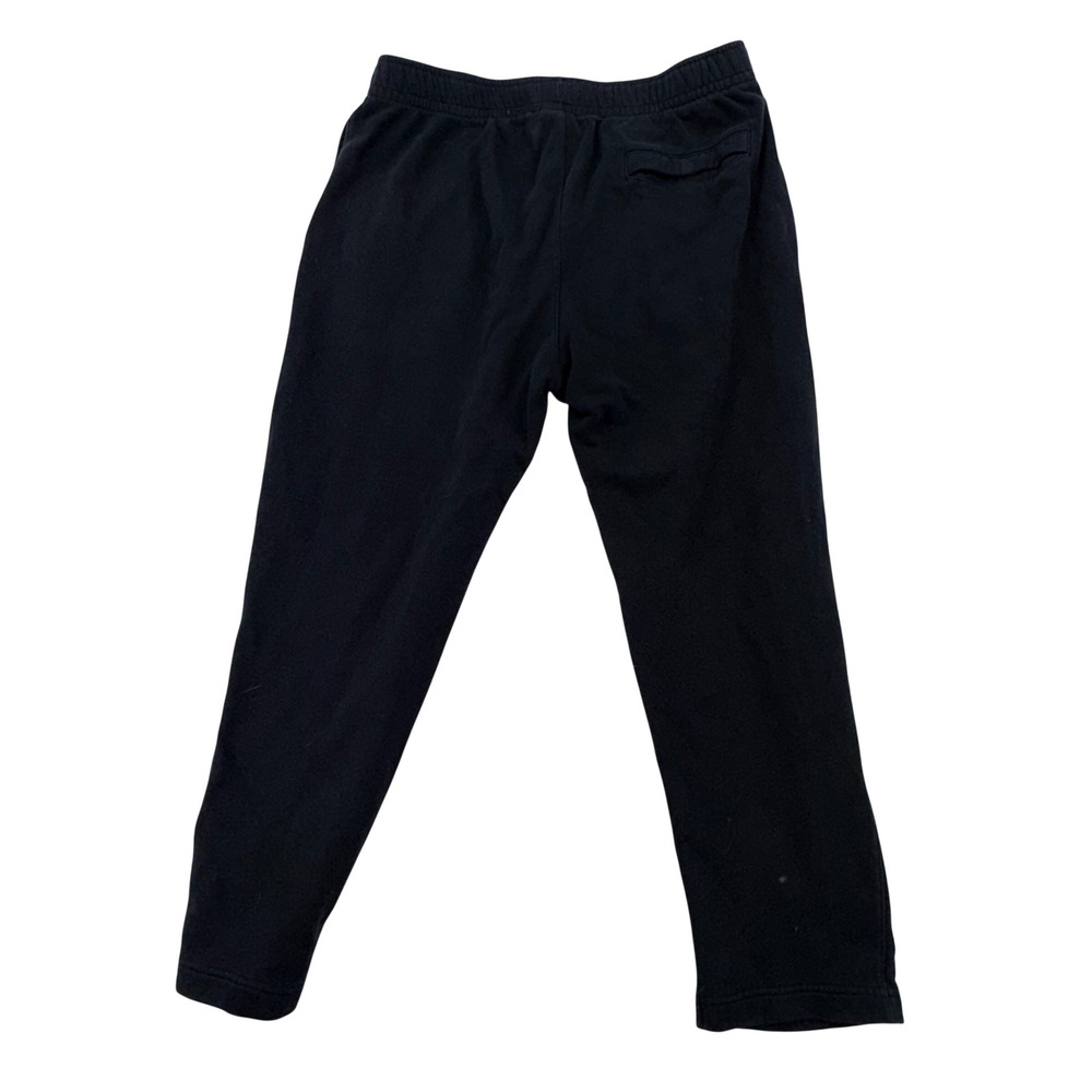 Nike Fleece Joggers Mens XL Black Excellent Embroidered Logo Sweatpants - Picture 2 of 4